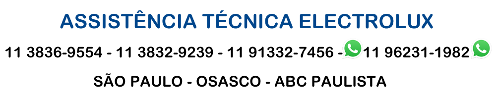 Assistência técnica especializada Electrolux